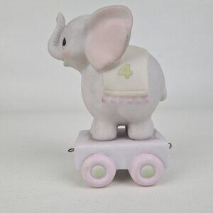 Precious Moments 15970 Birthday Train Age 4 Happy Birthday Baby Elephant
